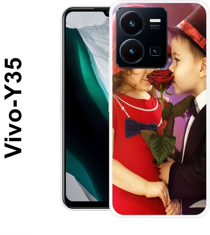 KUDI Back Cover for Vivo Y35, Vivo Y 74  (Multicolor, Silicon)
