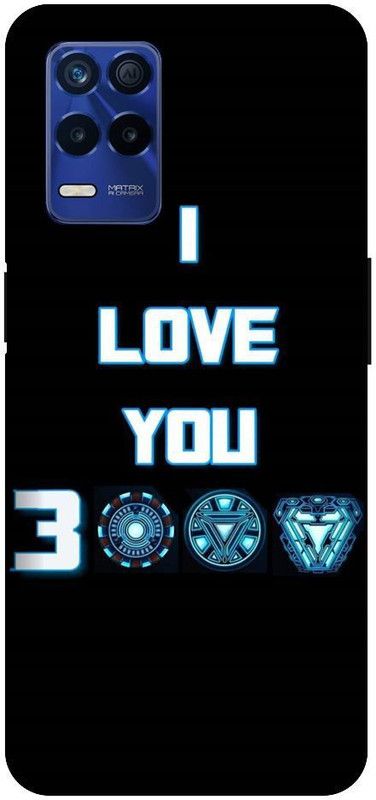 BARMANS Back Cover for Realme 8 5G Iron Man, Love You 3000, Superhero, Avengers,Tony Stark, comic  (Multicolor, Shock Proof, Pack of: 1)