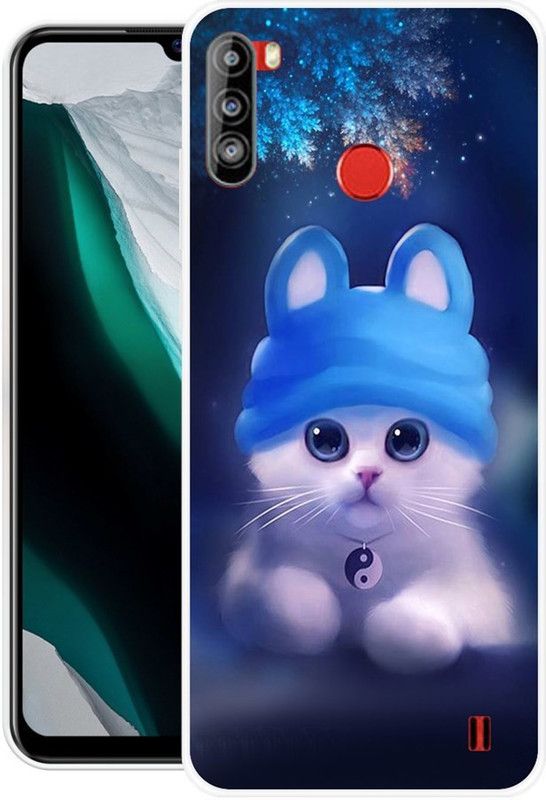 SHIVKUDI Back Cover for Lava Z4  (Multicolor, Grip Case, Silicon)