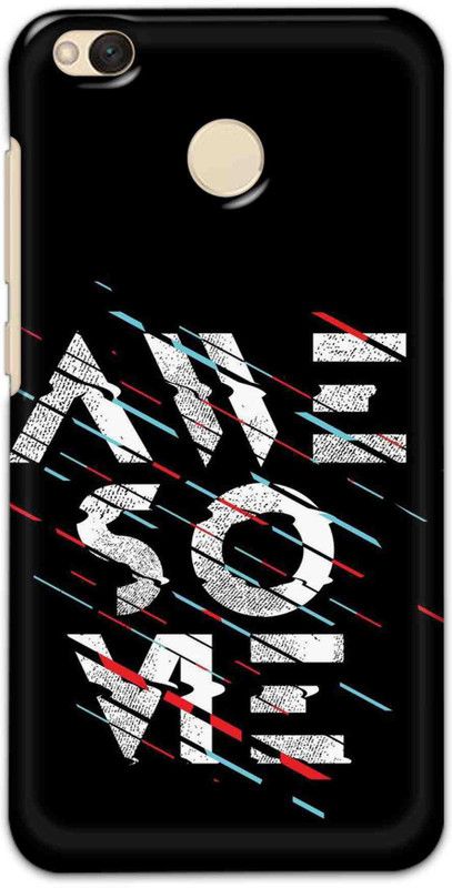 Alve Back Cover for Mi Redmi 4  (Black, Pack of: 1)