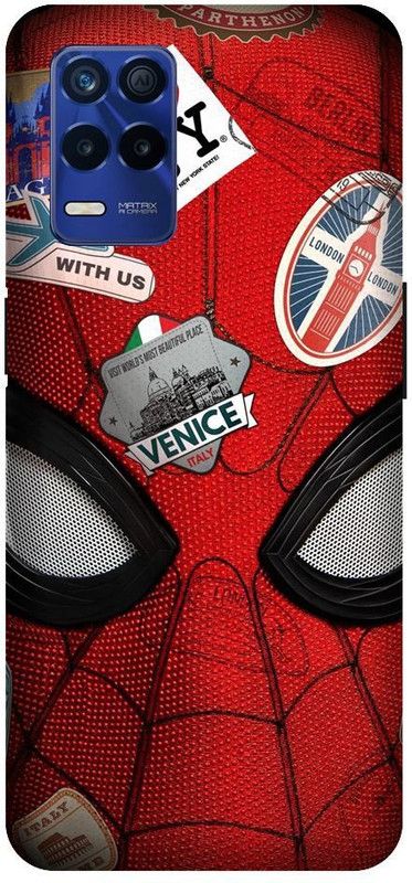 BARMANS Back Cover for Realme 8 5G Spiderman, Ultimate spiderman, Spiderman logo,  (Multicolor, Shock Proof)