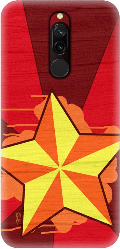 Smutty Back Cover for Mi Redmi 8, M1908C3IC, MZB8255IN - Stars Print  (Multicolor, Hard Case, Pack of: 1)