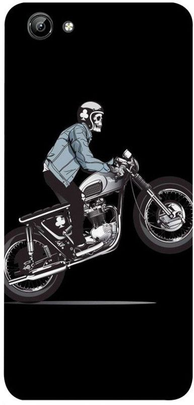 Golden Mask Back Cover for Vivo Y71 Bike Riding Skeletton  (Multicolor, Waterproof, Silicon, Pack of: 1)