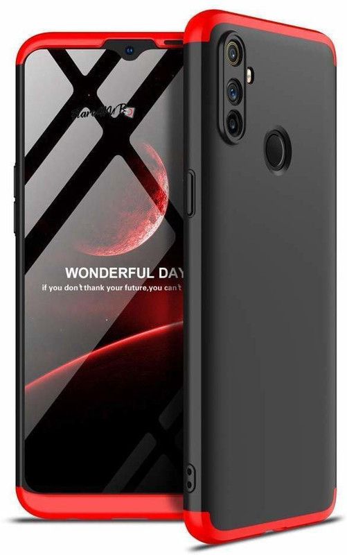 FlareHUB Back Cover for Realme Narzo 20A  (Red, Hard Case, Silicon, Pack of: 1)