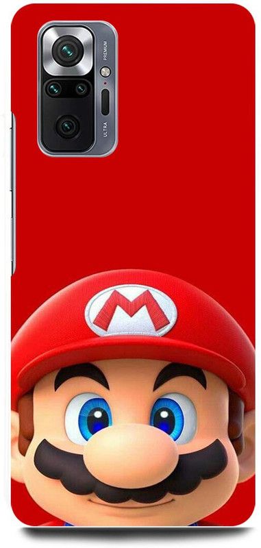 FRONK Back Cover for REDMI Note 10 Pro Max, SUPER, MARIO, BROS, GAME  (Red, Hard Case, Pack of: 1)
