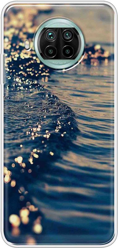 IKC STORE Back Cover for Mi M10i  (Blue, Silicon)