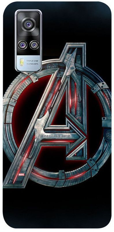 Golden Mask Back Cover for Vivo Y51A Avenger Logo  (Multicolor, Waterproof, Silicon, Pack of: 1)