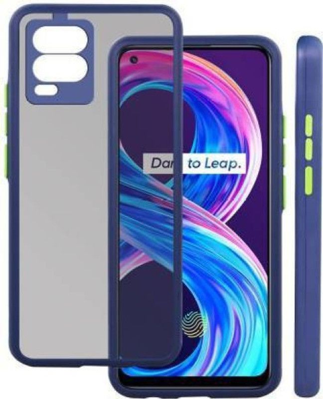 Sciforce Back Cover for Realme Narzo 30 5G  (Blue, Camera Bump Protector, Pack of: 1)