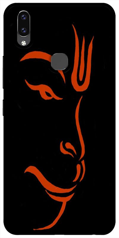 REALKING Back Cover for Vivo Y91, Vivo Y93, Vivo Y95  (Black, Orange, Grip Case, Silicon, Pack of: 1)