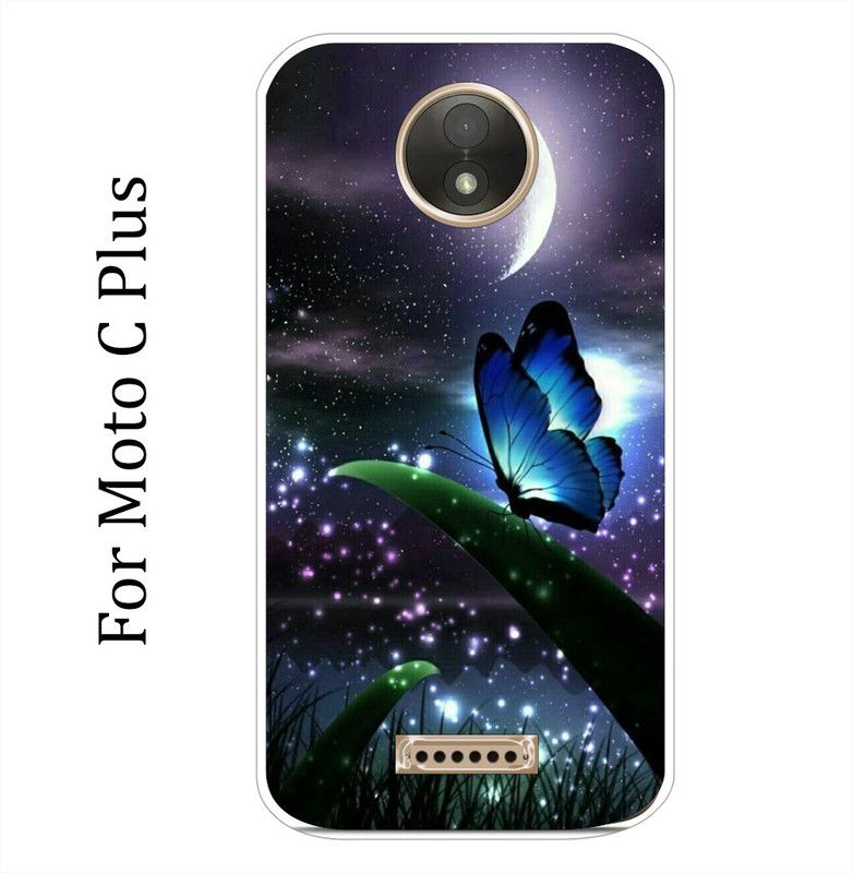 Ghumakkad Back Cover for Moto C Plus  (Multicolor, Grip Case, Silicon)