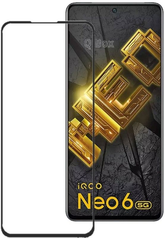 Q Box Edge To Edge Tempered Glass for Vivo IQOO Neo 11  (Pack of 1)