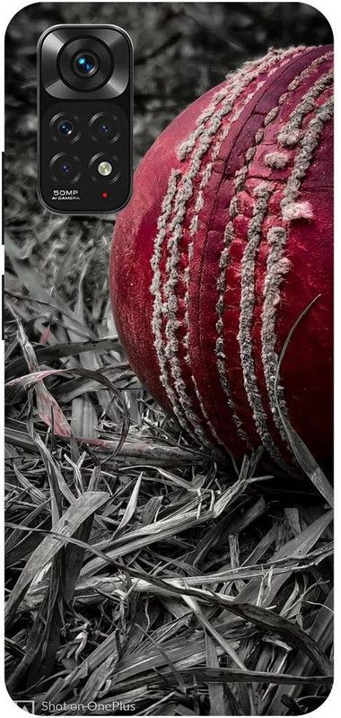 THE NARAYANA COLLECTIONS Back Cover for REDMI NOTE 11s-CRICKETE,BALL,SPORTS,MATCH  (Multicolor, Hard Case, Pack of: 1)