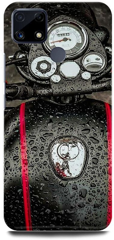 FRONK Back Cover for Realme C25s, RMX3197, ROYAL, ENFIELD, BULLET, CLASSIC, BIKE, LOVER, RACER  (Grey, Hard Case, Pack of: 1)