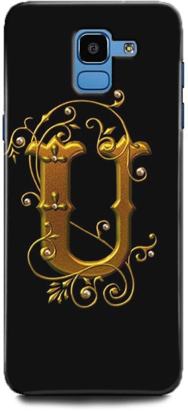 INTELLIZE Back Cover for Samsung Galaxy On6/SM-J600GZKFINS U letter,Printed  (Multicolor, Shock Proof, Pack of: 1)