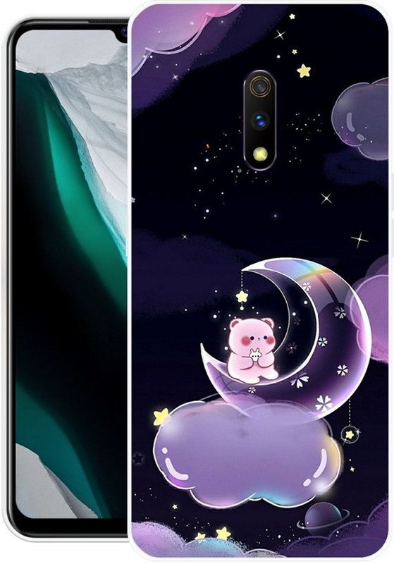 PINKZAP Back Cover for Realme X, Oppo K3  (Multicolor, Grip Case, Silicon, Pack of: 1)