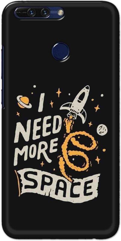 NDCOM Back Cover for Honor V9 I Need More Space Printed  (Multicolor, Hard Case, Pack of: 1)