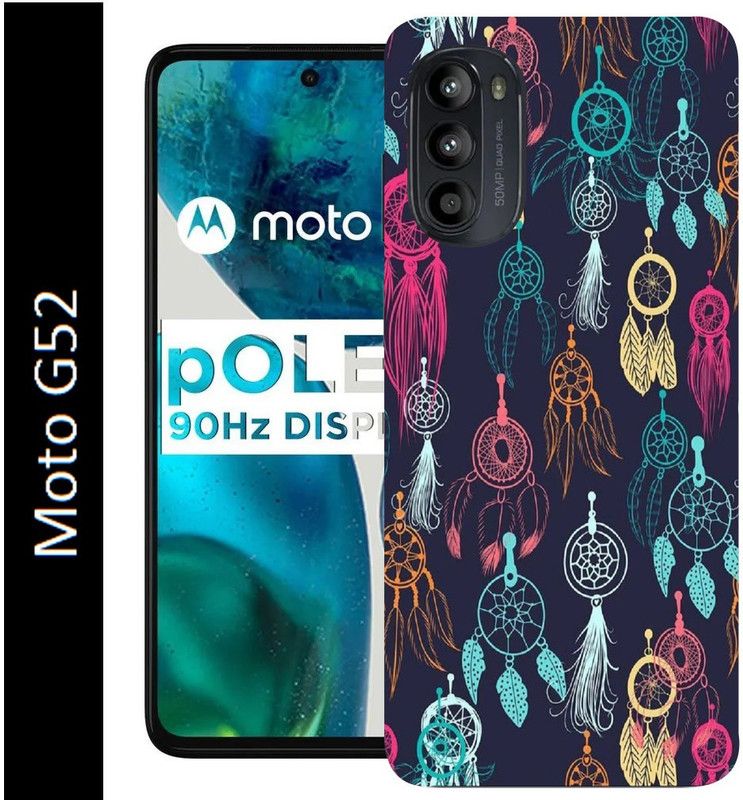 SillyStore Back Cover for Motorola Moto G52  (Multicolor, Grip Case, Silicon, Pack of: 1)