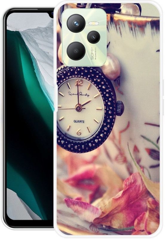 RJ14 (Online) Back Cover for Realme C35  (Multicolor, Grip Case, Silicon)