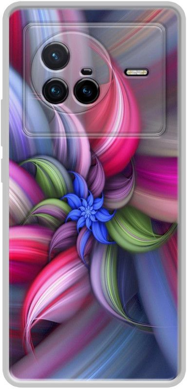 Casotec Back Cover for Vivo X80 5G  (Multicolor, Flexible, Silicon, Pack of: 1)