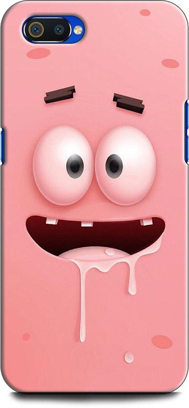 KEYCENT Back Cover for OPPO A3s, CPH1853 CARTOON, EMOJI, FUNNY, ABSTRACT, SPONGBOB SQUARPANTS, PETRIC  (Multicolor, Shock Proof, Pack of: 1)