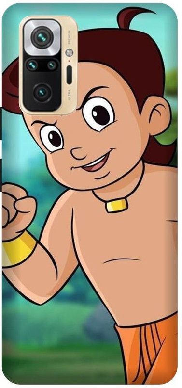 GRAFIQE Back Cover for REDMI Note 10 Pro Max M2101K6I CHHOTA BHEEM, ANIME CARTOON  (Multicolor, Shock Proof)