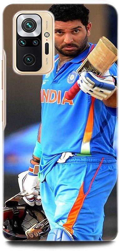 GRAFIQE Back Cover for REDMI Note 10S YUVRAJ SINGH, CRICKET, INDIAN CRICKET CAPTAIN, WORLD CUP WINNER  (Multicolor, Shock Proof, Pack of: 1)