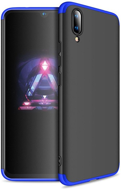 CHVTS Back Cover for Vivo V11 Pro, Vivo V11  (Blue, Black, Dual Protection, Pack of: 1)