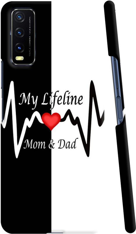 JS CREATIONS Back Cover for Vivo Y20  (Multicolor, Pack of: 1)