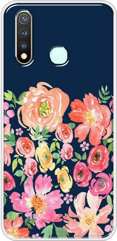 Casemaker Back Cover for Vivo Y19  (Multicolor, Grip Case, Silicon, Pack of: 1)