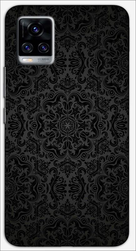 CROKIAN Back Cover for ViVO V20 Pro black Design Back Cover  (Multicolor, Hard Case)