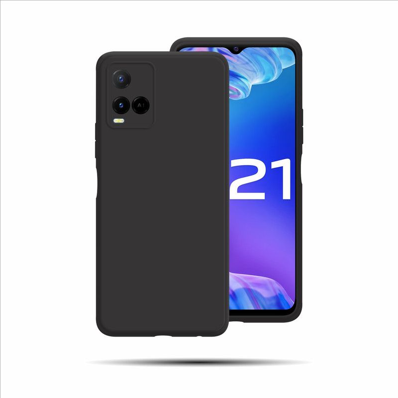 SUPER-ME Back Cover for VIVO Y21 2021  (Black, Hard Case, Pack of: 1)