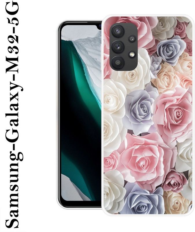 REDFLY Back Cover for Samsung Galaxy M32 5G  (Multicolor, Silicon)