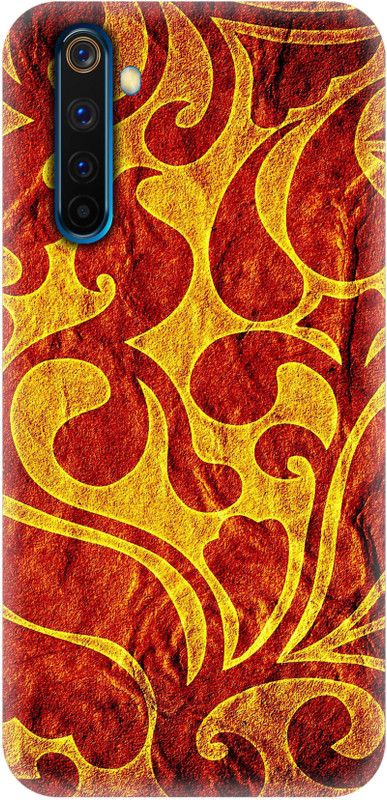golimar Back Cover for Realme 6, Realme 6i  (Yellow, Red, Hard Case, Pack of: 1)