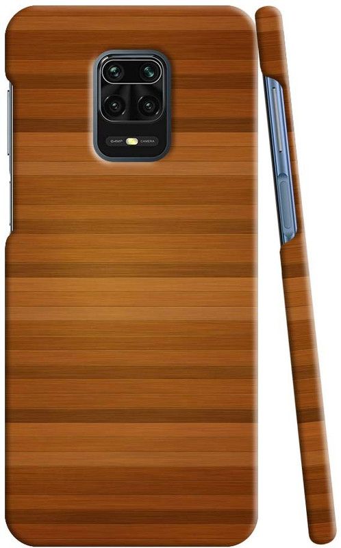BK Creations Back Cover for Poco M2 Pro  (Brown, Dual Protection)