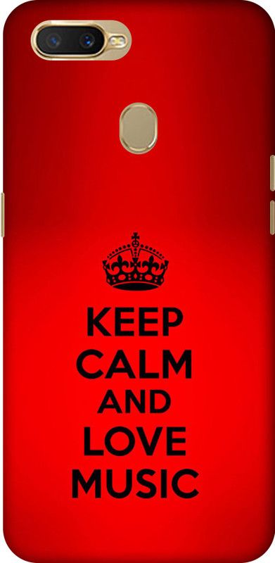 LETAPS Back Cover for Oppo A5S / Oppo A7 / Oppo A12 / Oppo A11k  (Red, Black, Hard Case)