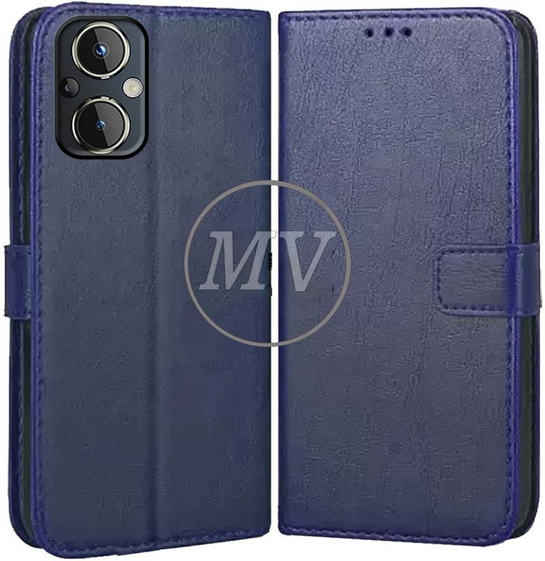 MV Back Cover for OnePlus Nord N20 5G  (Blue, Cases with Holder, Pack of: 1)