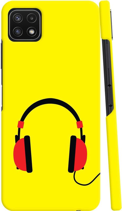 GS PANDA COLLECTIONS Back Cover for SAMSUNG A22 5G  (Yellow, Pack of: 1)