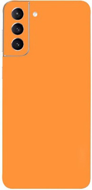 AsSkin Samsung Galaxy S21 Plus Mobile Skin  (Ultra Super Plus Saffron Orange Matte Skin With High Gloss Finish).)