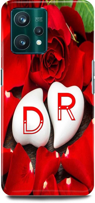 JUGGA Back Cover for realme 9 Pro Plus 5G, D LOVES R NAME,D NAME, R LETTER, ALPHABET,D LOVE R NAME  (Red, Hard Case, Pack of: 1)