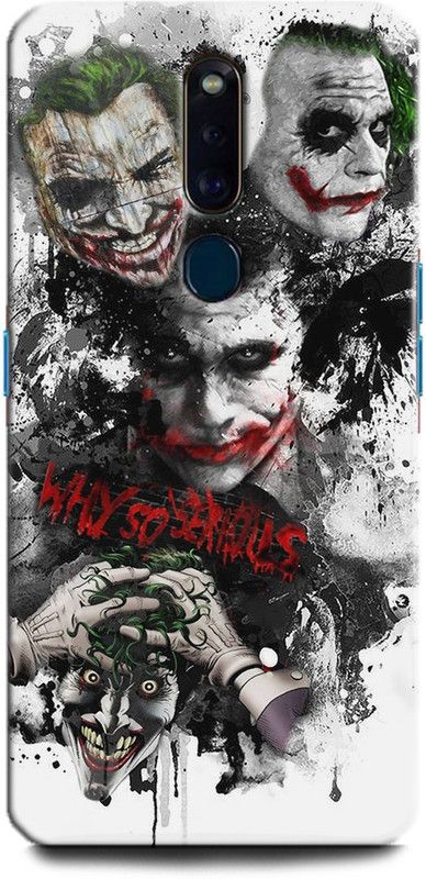 BARMANS Back Cover for Oppo F11 Pro / Joker, Batman, Heath ledger joker, Dark Knight  (Multicolor, Shock Proof, Pack of: 1)