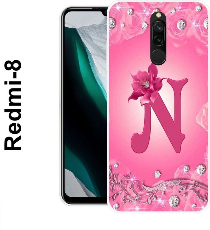 REALKING Back Cover for Redmi 8  (Pink, Grip Case, Silicon)