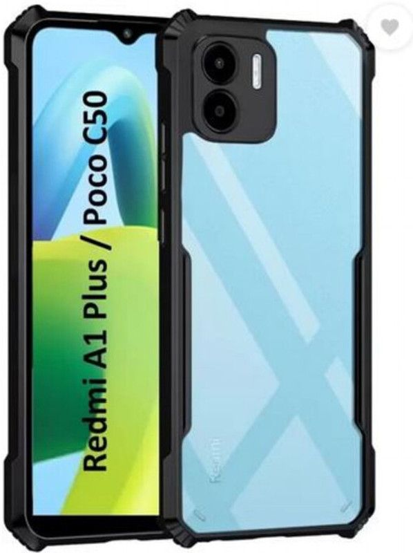 ALONZO Back Cover for POCO C50, Redmi A1 Plus, POCO C51, IP  (Transparent, Pack of: 1)