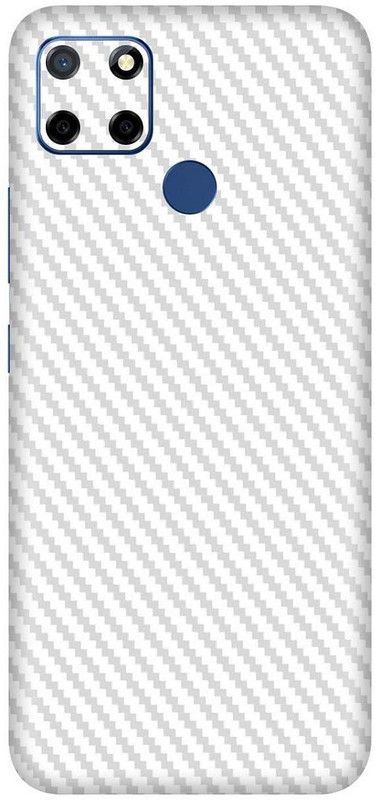 Enlinea Carbon Fiber Oppo Realme C12 Mobile Skin  (Mobile Back Skin (Pack of 2))