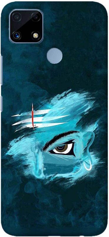 NDCOM Back Cover for Realme C25s Mahadev Eyes Devotional Printed  (Multicolor, Hard Case, Pack of: 1)