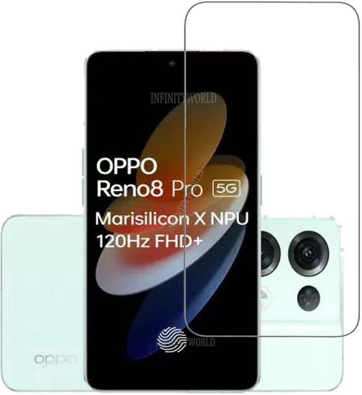 INFINITYWORLD Tempered Glass Guard for OPPO Reno8 Pro 5G  (Pack of 1)