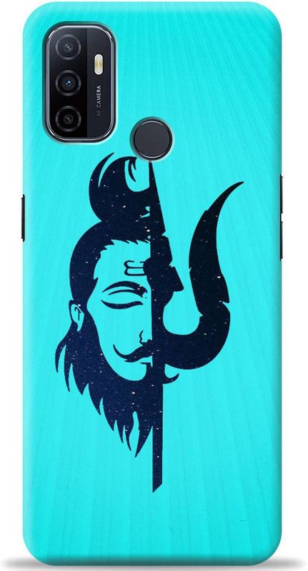 Swagr Back Cover for Oppo A53  (Blue, Shock Proof, Pack of: 1)