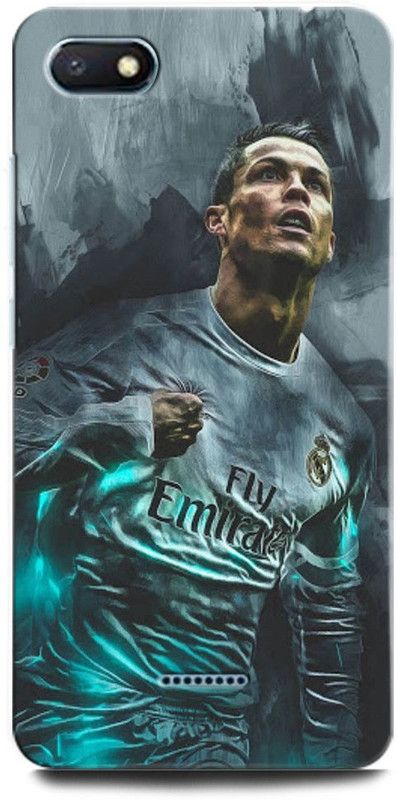 INTELLIZE Back Cover for Redmi 6A M1805C3DI CRISTIANO RONALDO, RONALDO 7, CR, 7, FOOTBALL, SPORTS, REAL MADRID  (Multicolor, Hard Case)