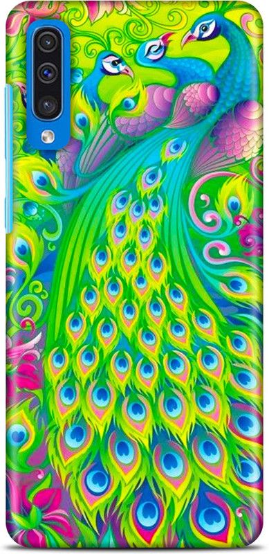 Sankee Back Cover for Samsung Galaxy A50  (Green, Hard Case)