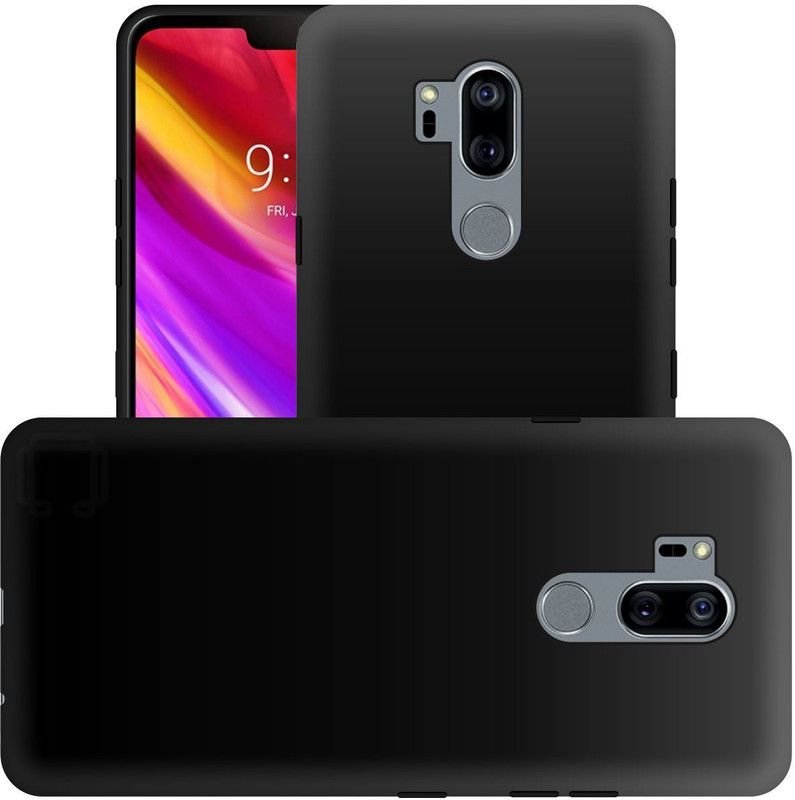 CASE CREATION Back Cover for New LG G7 ThinQ (2018)  (Black, Shock Proof, Silicon, Pack of: 1)