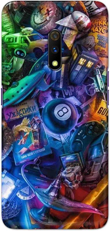 NDCOM Back Cover for Realme X Loot Box Printed  (Multicolor, Hard Case, Pack of: 1)